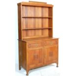 A LATE VICTORIAN 19TH CENTURY ARTS AND CRAFTS OAK DRESSER