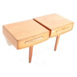 G PLAN FURNITURE MID CENTURY FRESCO BEDSIDE CABINETS