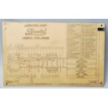 BRISTOL TRANSPORT GREASING AND LUBRICATE FIBREGLASS CHART