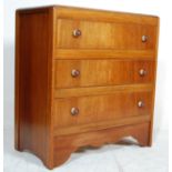 RETRO 20TH CENTURY ART DECO STYLE OAK CHEST OF DRAWERS