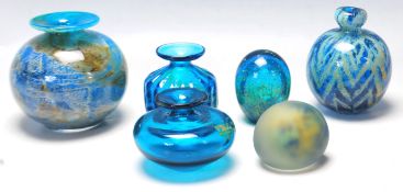 COLLECTION OF MALTESE MDINA STUDIO ART GLASS