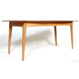 VINTAGE RETRO 1970'S DANISH INFLUENCED TEAK DINING TABLE