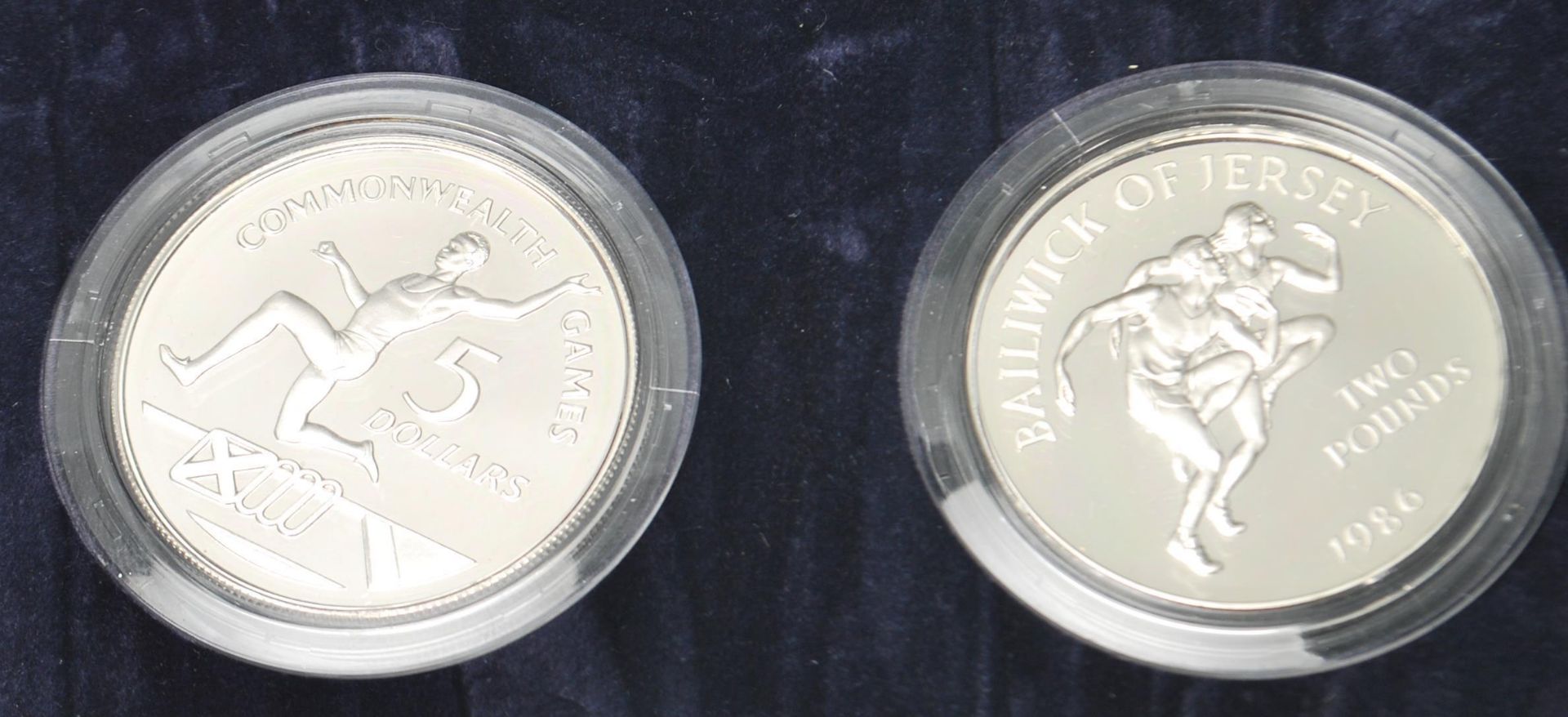 XIII COMMONWEALTH GAME 1986 SILVER COINS - Bild 8 aus 10