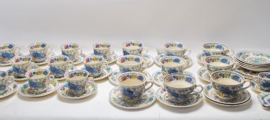 EXTENSIVE VINTAGE MASON'S REGENCY PATTERN TEA SERVICE