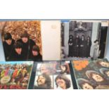 COLLECTION OF VINTAGE VINYL LP RECORDS BY THE BEATLES