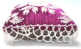 A 19TH CENTURY VICTORIAN PIN CUSHION