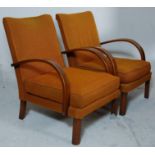 MANNER OF HEALS OF LONDON PAIR OF BENTWOOD ARMCHAIRS