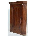 GEORGIAN OAK CORNER CUPBOARD