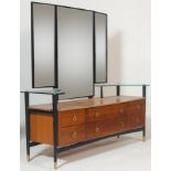 GOOD MID CENTURY DANISH INSPIRED TEAK WOOD DRESSING TABLE