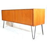 G-PLAN 1970’S TEAK WOOD SIDEBOARD WITH SLIDING DOORS AND HAIRPIN LEGS