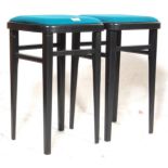 PAIR OF GERMAN SIT MADE BAR / BREKFAST STOOLS