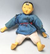 EARLY 20TH CENTURY ANTIQUE CHINESE DOLL WITH AHND PAINTED FURURE.