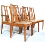 SET OF SIX TEAK 1970'S NATHAN DINING CHAIRS