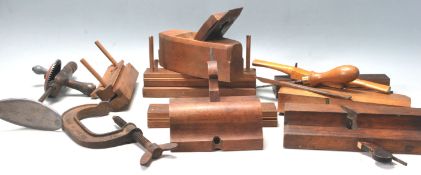 COLLECTION OF VINTAGE WOODWORKING TOOLS - BANCROFT - MASTER