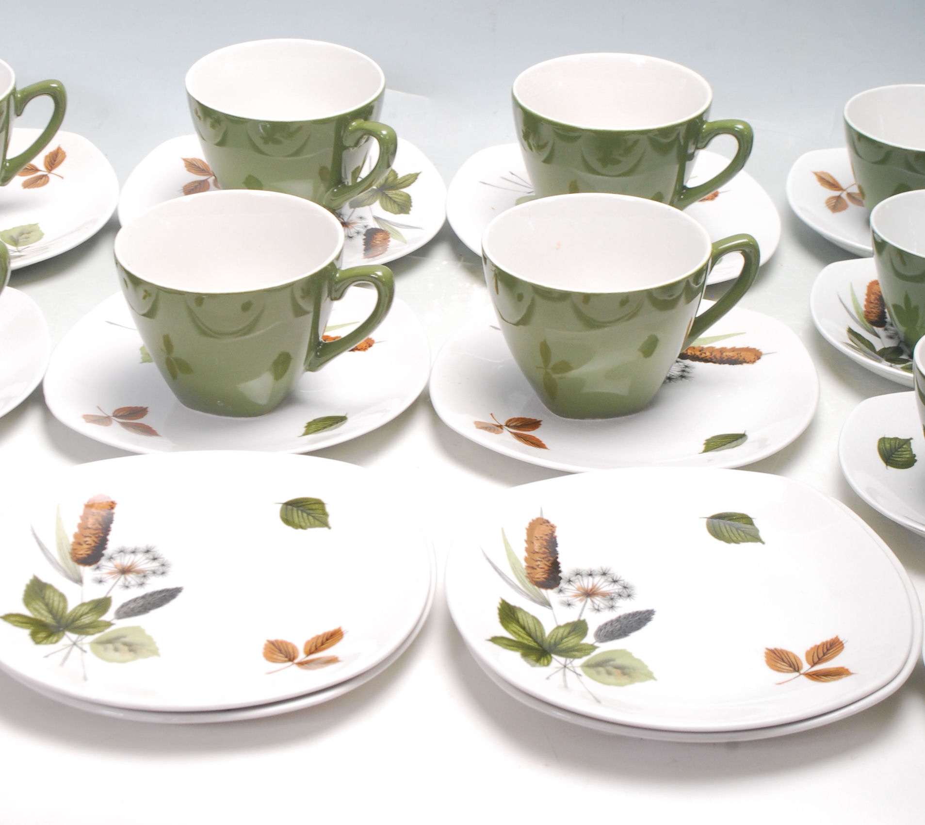 MIDWINTER STYLECRAFT 1950s TWO TONE TEA SERVICE - Image 5 of 13