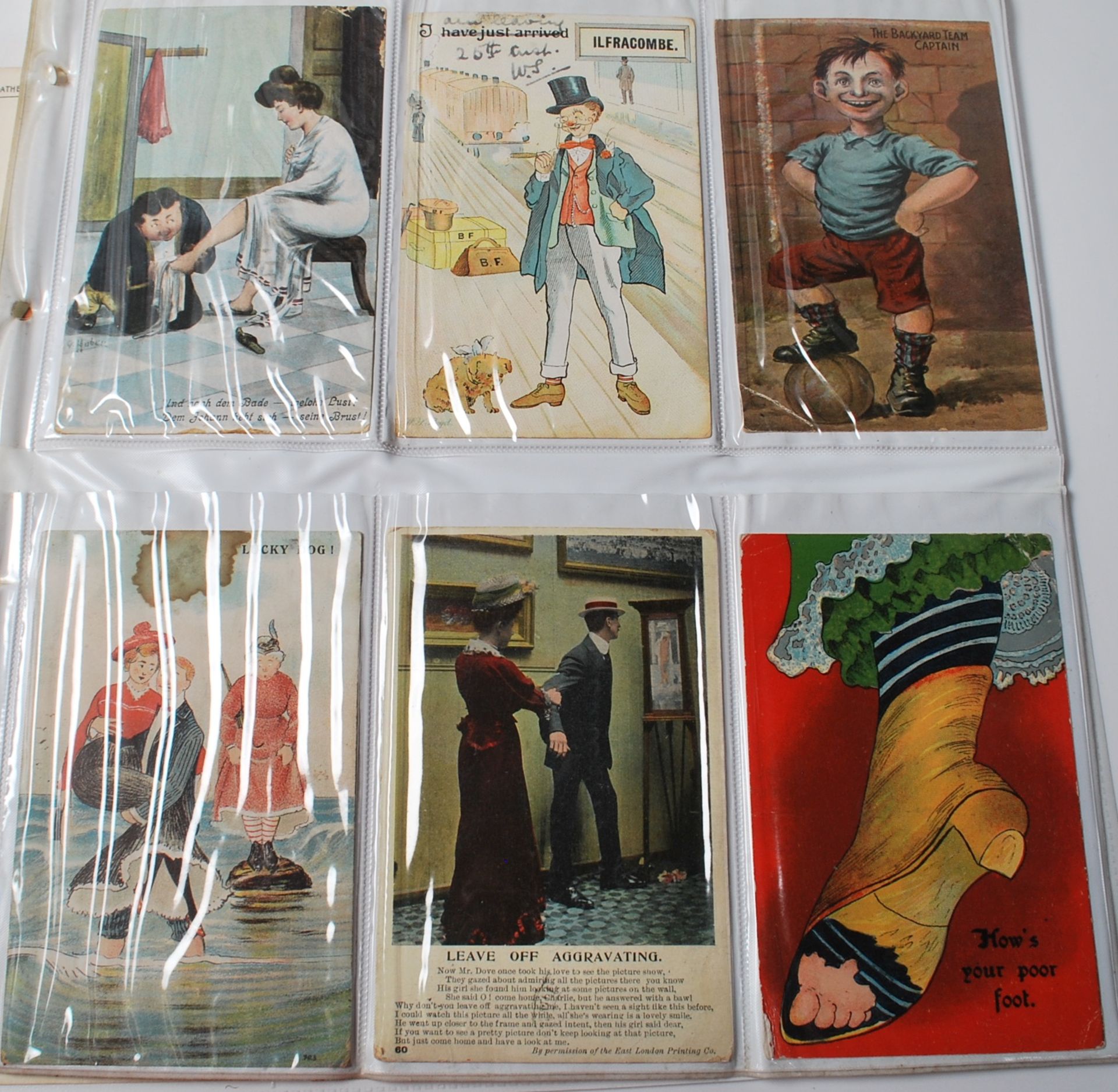 FANTASTIC COLLECTION OF 1200+ COMIC / COMEDY POSTCARDS - Bild 7 aus 11