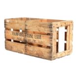 VINTAGE GREEN GROCERS EGG CRATE