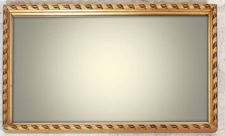 FOUR ANTIQUE STYLE WALL HANGING MIRRORS WITH GILDED FRAME - Image 4 of 9
