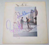 RARE PINK FLOYD AUTOGRAPHED WISH YOU WERE HERE LP