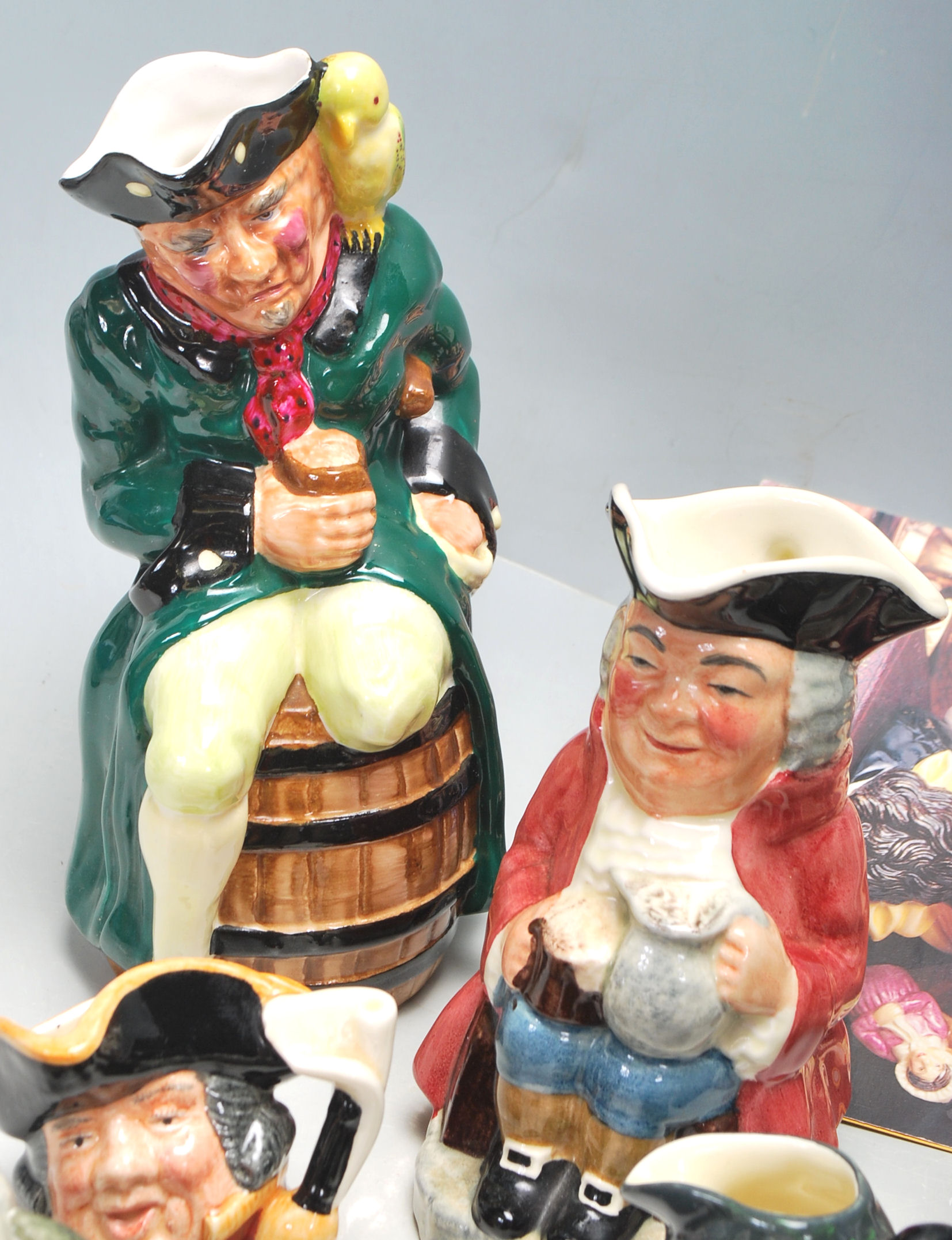 A LARGE COLLECTION OF ROYAL DOULTON MINATURE TOBY JUBS IN MANY CHARACTERS. - Image 5 of 12
