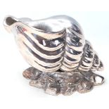 VICTORIAN SILVER PLATED CONCH SHELL SPOON WARMER