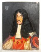 ANTIQUE STYLE DOUBLE SIDE PUB SIGN WITH CHARLES II PORTRAIT