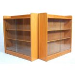 BRITISH MODULAR DESIGN - PAIR HERBERT GIBBS BOOKCASES