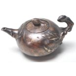 CHINESE ORIENTAL BRONZED TEA POT