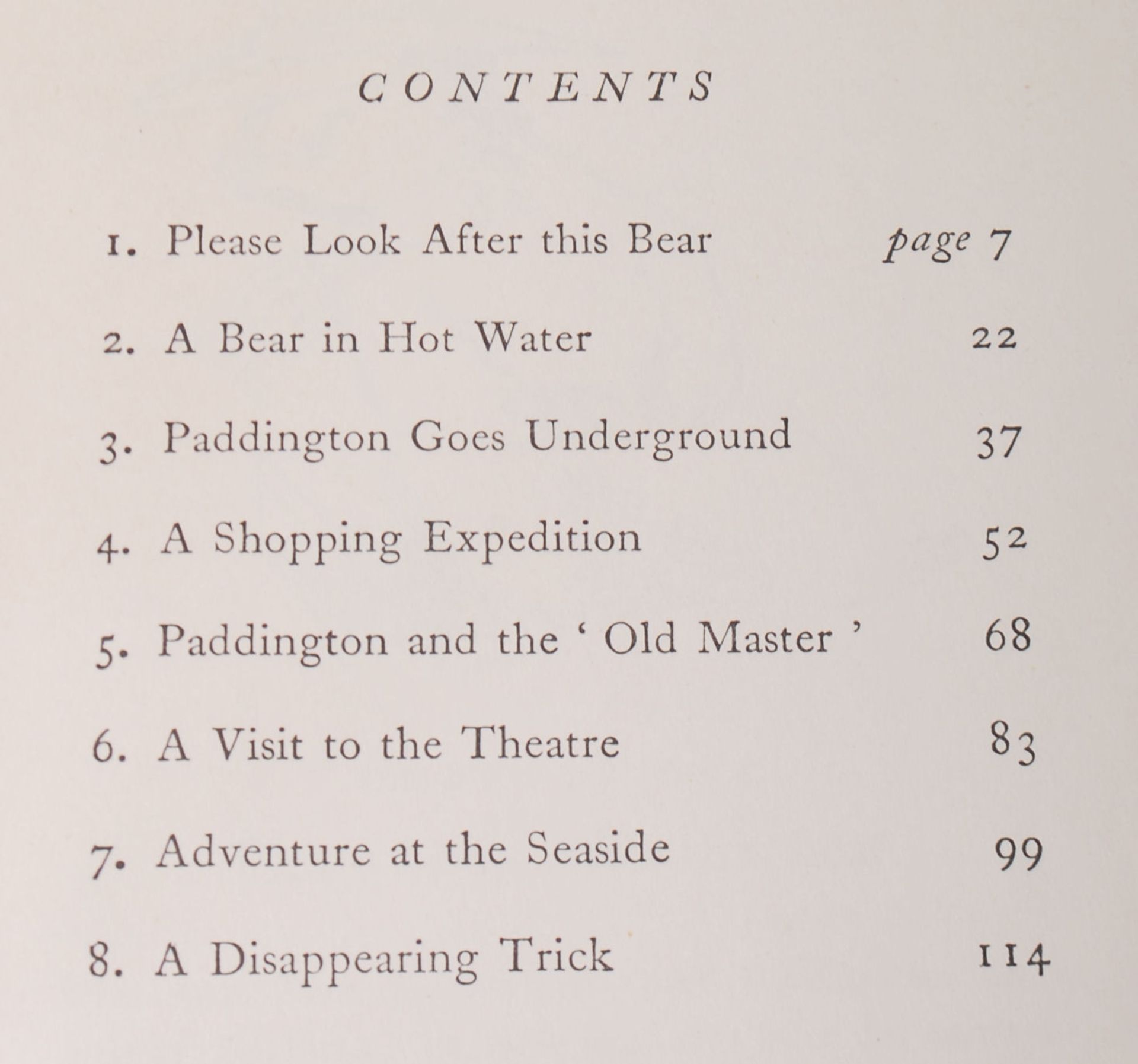 A BEAR CALLED PADDINGTON FIRST EDITION FIFTH IMPRESSION - Image 5 of 8