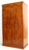 1930’S ART DECO WALNUT WARDROBE ARMOIRE