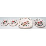 FOUR MASONS CHRISTMAS VILLAGE PLATES DESIGNED BY MARSTEN MANDRAJJI