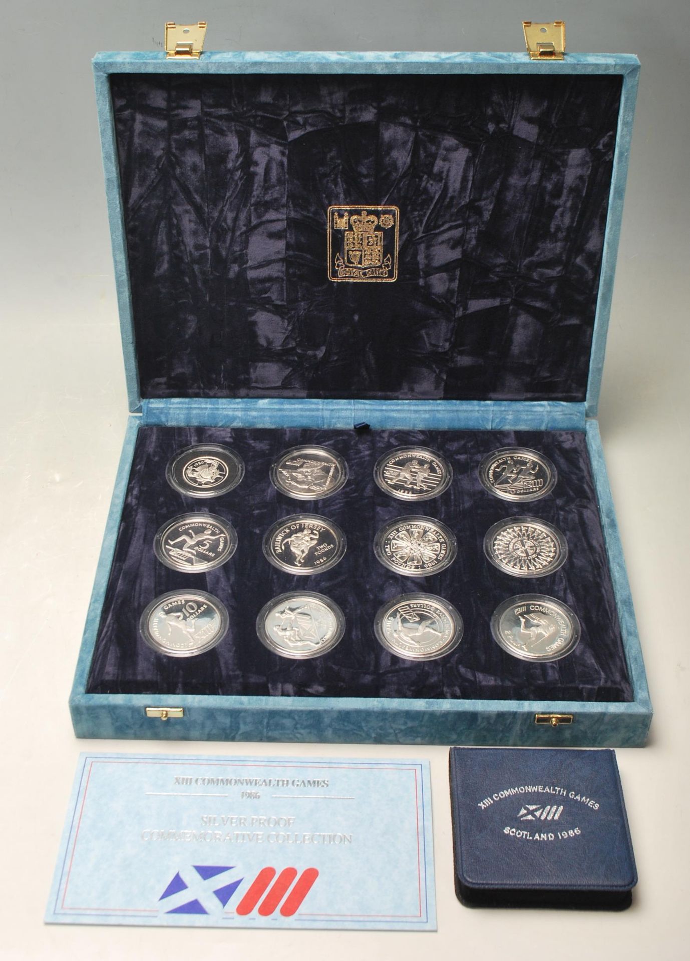 XIII COMMONWEALTH GAME 1986 SILVER COINS