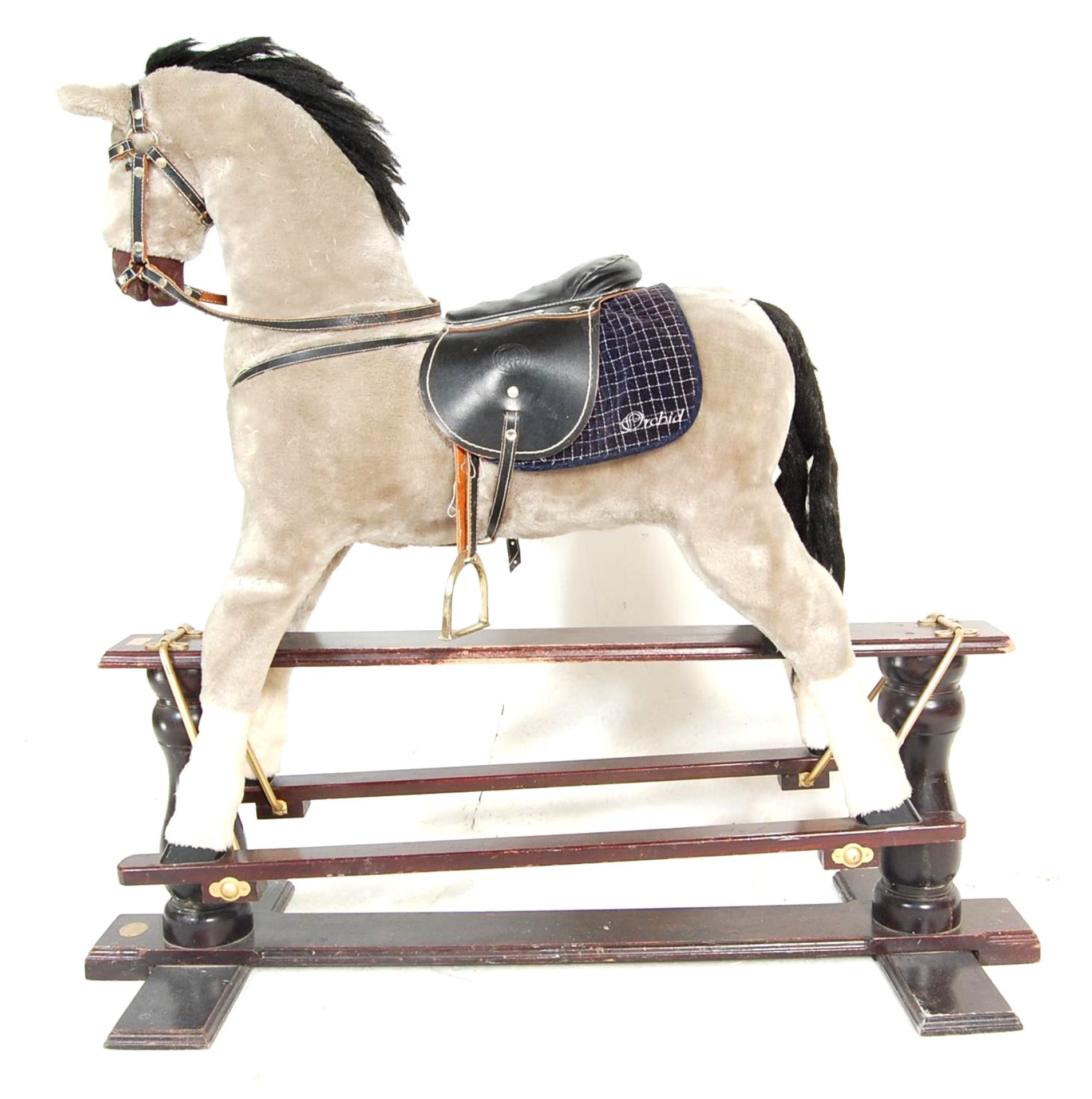 RETRO VINTAGE 20TH CENTURY ROCKING HORSE BY THOROUGHBRED HORSES - Bild 6 aus 7