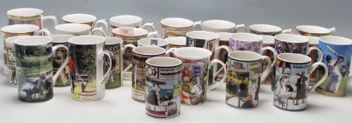 COLLECTION OF LATE 20TH CENTURY FINE BONE CHINA CHARATCTER JUGS