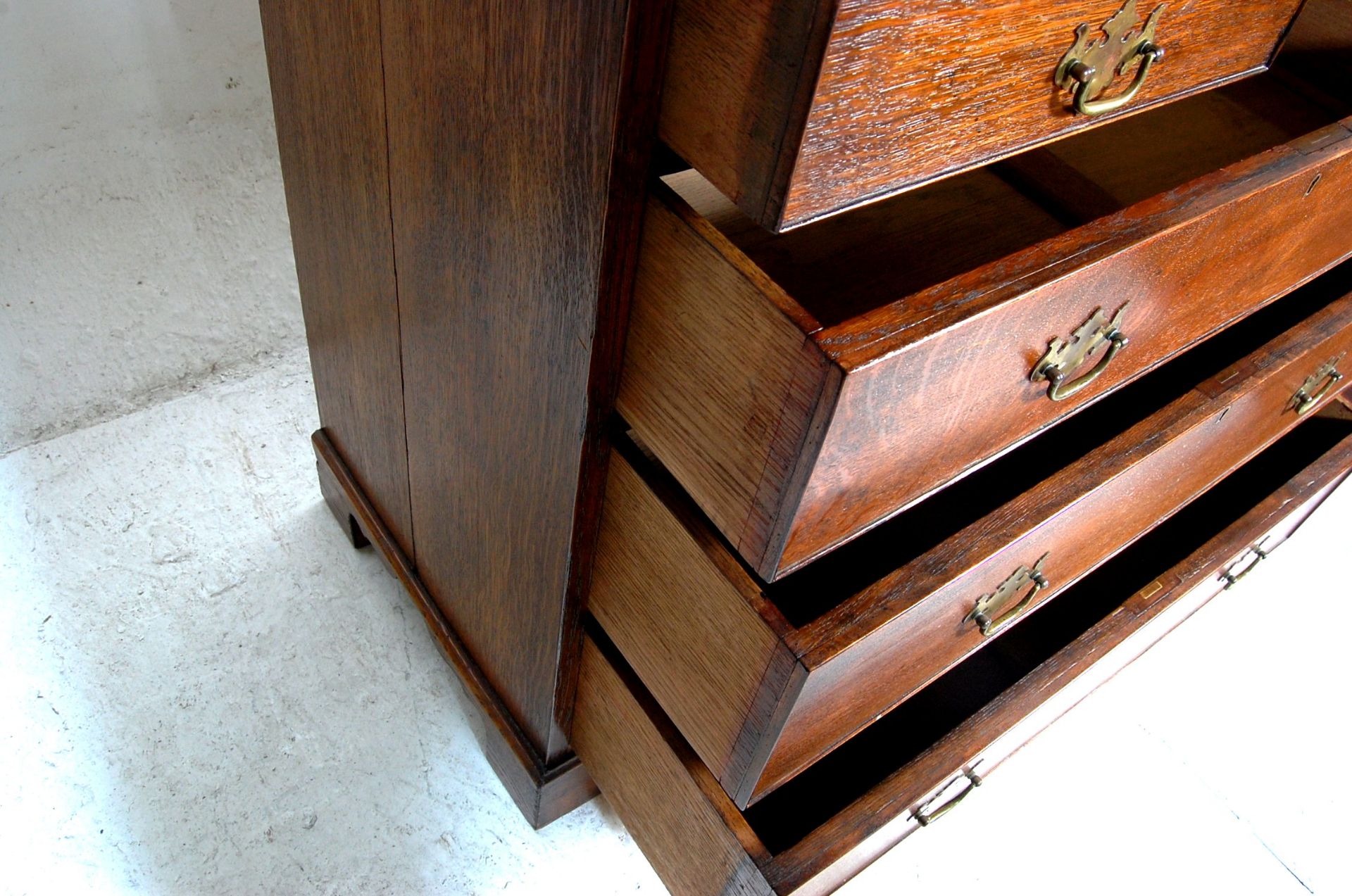 GEORGIAN ANTIQUE 19TH CENTURY MAHOGANY CHEST OF DRAWERS - Bild 4 aus 4