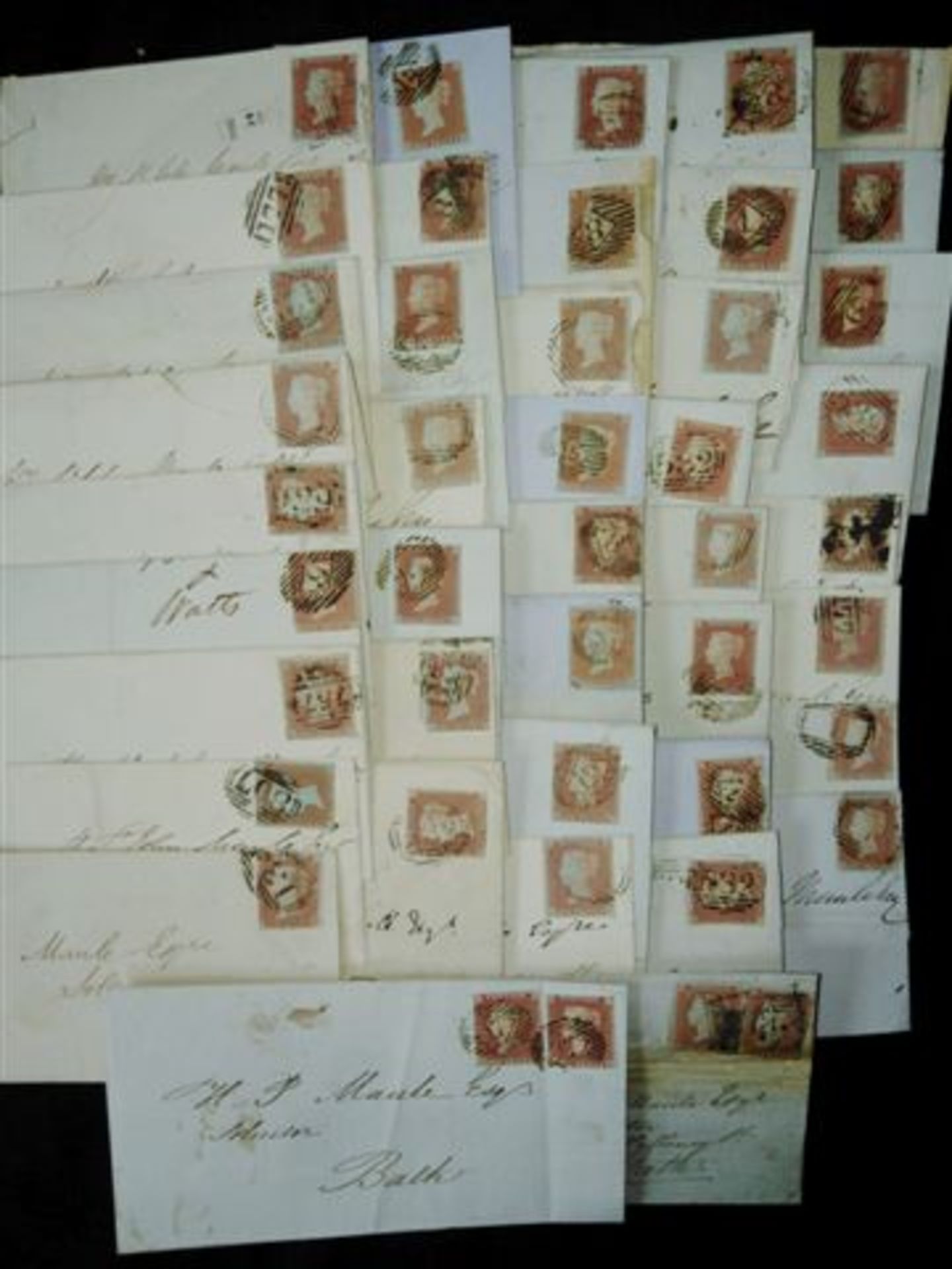 RARE COLLECTION OF VICTORIAN USED LETTERS & STAMPS - Image 3 of 17