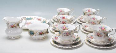 ROYAL ALBERT BONE CHINA - BERKELEY - TEA SERVICE