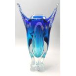 20TH CENTURY CZECH STUDIO ART GLASS VASE