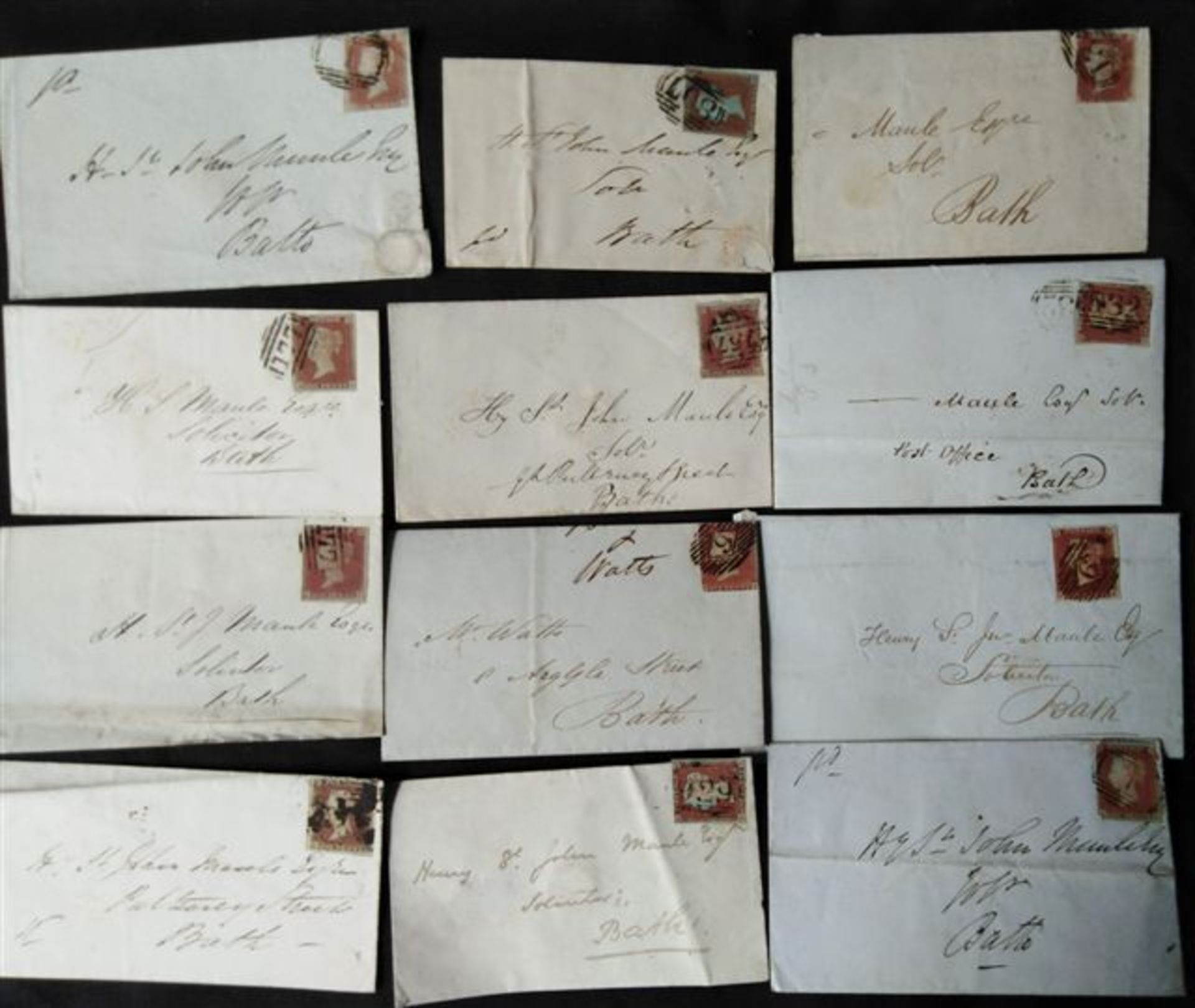 RARE COLLECTION OF VICTORIAN USED LETTERS & STAMPS - Image 7 of 17