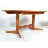 G-PLAN STYLE TEAK WOOD EXTENDING DINING TABLE