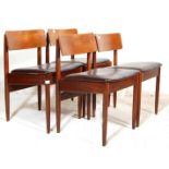 G-PLAN FURNITURE - MID CENTURY SET 4 TEAK DINING CHAIRS