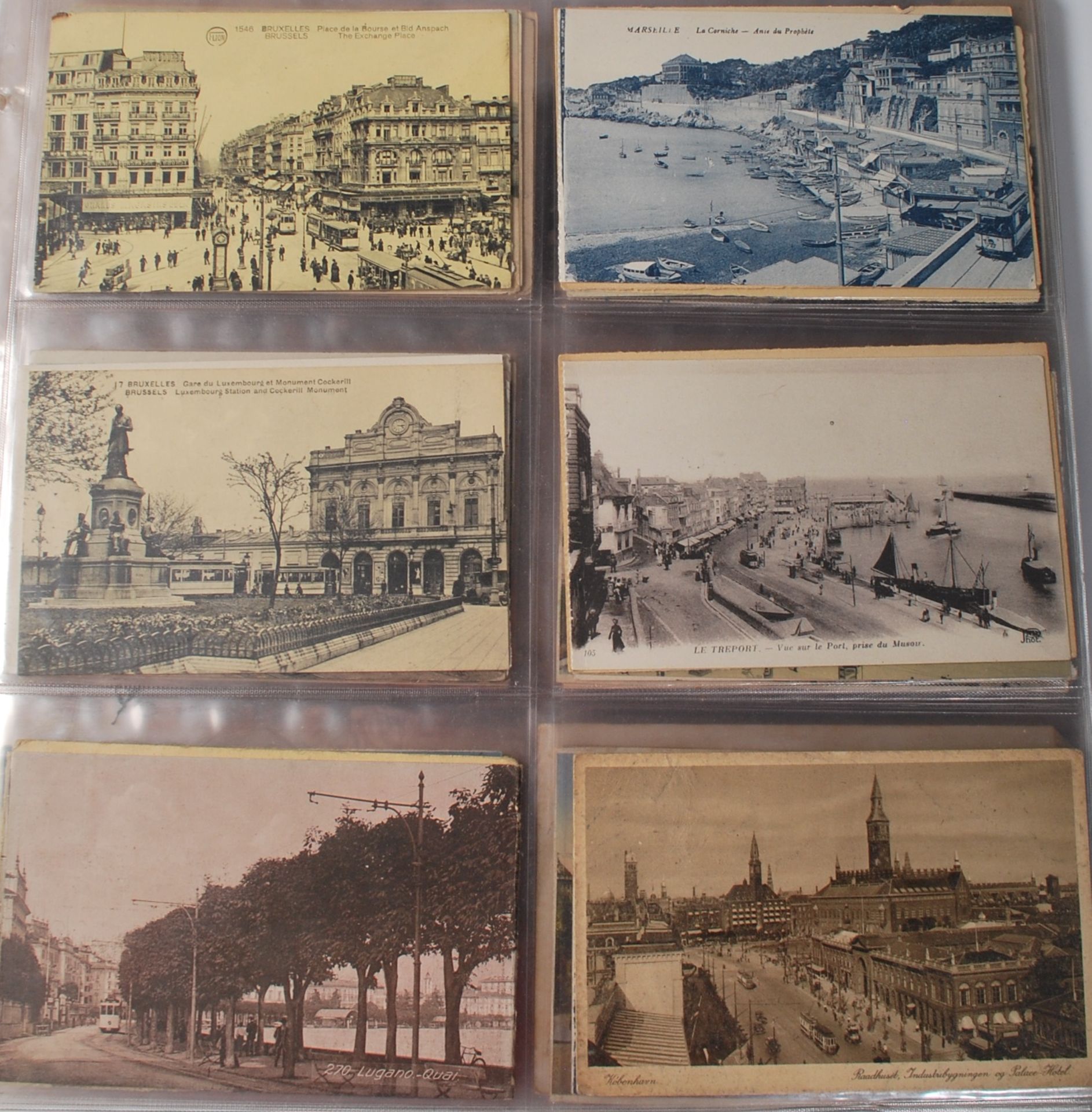 POSTCARDS - TRAMS ON STREETS - LARGE COLLECTION - Bild 5 aus 7