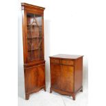 A 20TH CENTURY REPRODUCTION HIFI CABINET