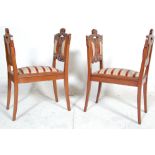 20TH CENTURY CARVED MAHOGANY REGENCY WINDOW SEATS