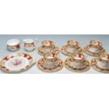 ROYAL ALBERT FINE BONE CHINA PART TEA SET / SERVICE WITH LADY HAMILTON PATTERN