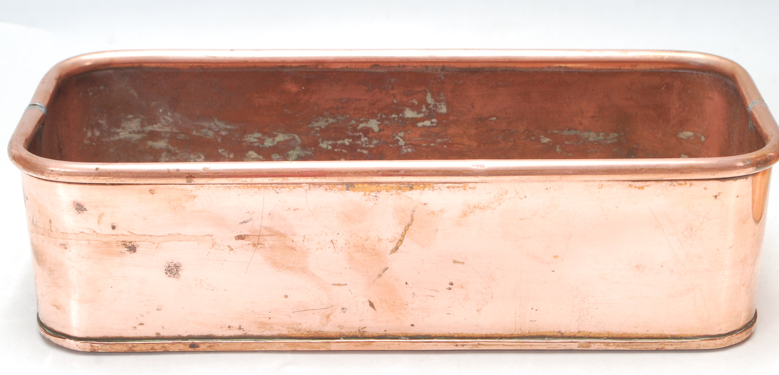 ANTIQUE COPPER PLANTERS AND PANS - Image 6 of 6