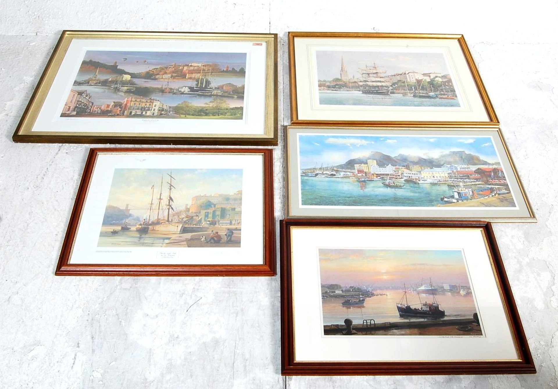 LARGE COLLECTION OF FRANK SHIPSHIDES WATERCOLOUR PRINTS