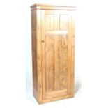 VINTAGE 20TH CENTURY PINE SENTRY BOX WARDROBE ARMOIRE