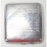 1916 SILVER BIRMINGHAM HALLMARKED CIGARETTE CASE