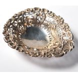 SILVER HALLMARKED VICTORIAN PIN DISH